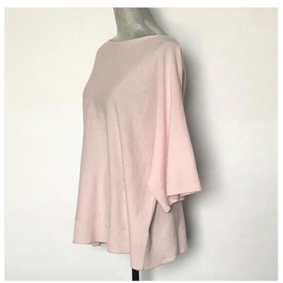 Lafayette 148 Women's 100% Cashmere Pullover Sweater Dolman Sleeve Pink Size XS - Picture 5 of 6